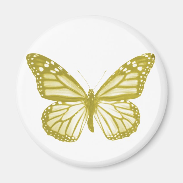 Imán Magnate de mariposa de oro (Frente)