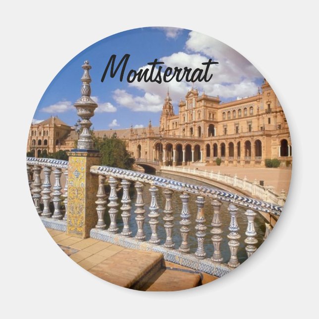 Imán Magnate de Montserrat (Frente)