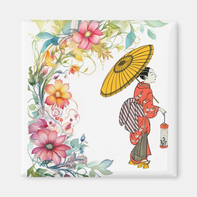 Imán Magnate de mujeres asiáticas (Frente)