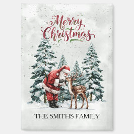 Imán Magnate de Navidades de renos y Santa