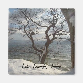 Imán Magnate de nieve Lake Towada