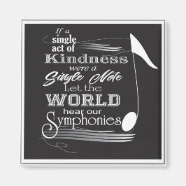 Imán Magnate de notas musicales