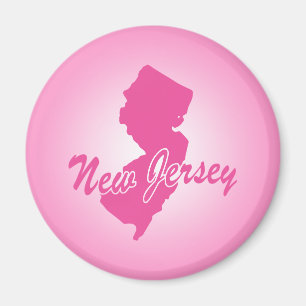 Imán Magnate de Nueva Jersey del estado rosado