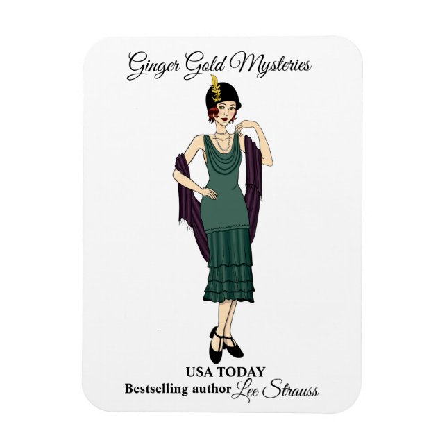 Imán Magnate de oro jengibre (Vertical)