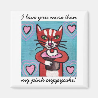 Imán Magnate de pastel rosa