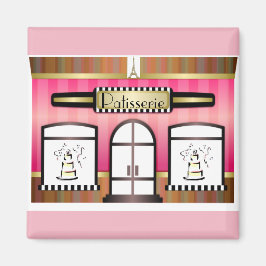 Imán Magnate de pastelería francesa