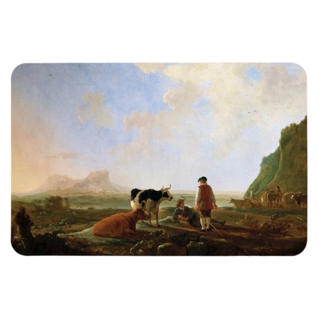 Imán Magnate de pastores de Cuyp (Horizontal)