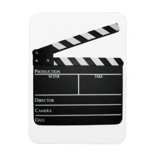 Imán Magnate de películas de cineasta Slate clapboard