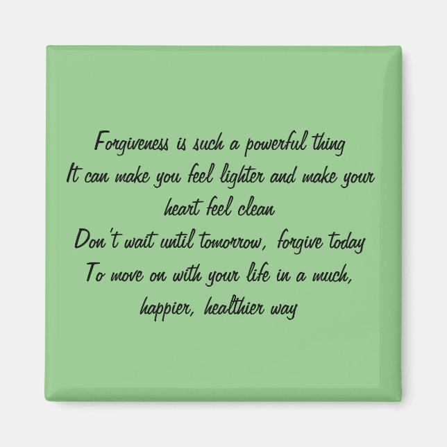 Imán Magnate de perdón (Frente)