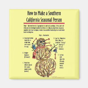Imán Magnate de personal estacional del sur de Californ