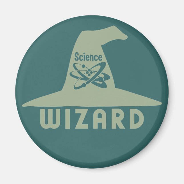 Imán Magnate de personalizado del asistente de ciencias (Frente)