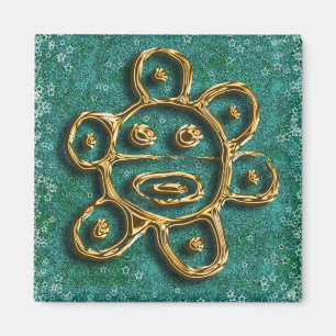 Imán Magnate de petroglifos de sol de Puerto Rico