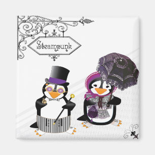 Imán Magnate de pingüinos de vapor