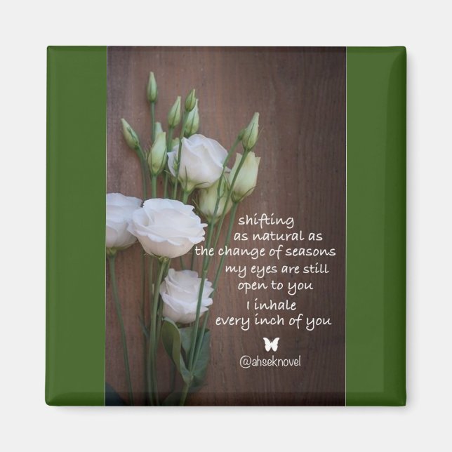 Imán Magnate de poesía de novela ahsek 1 (Frente)