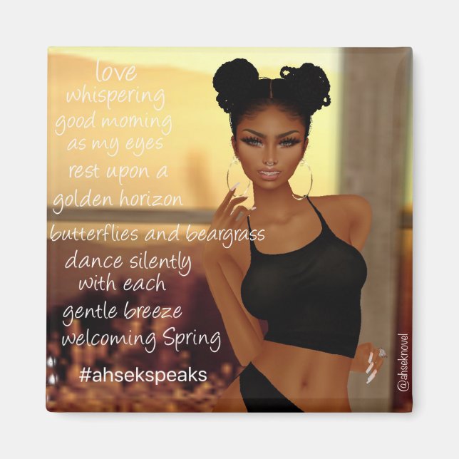 Imán Magnate de poesía de novela ahsek 7 (Frente)