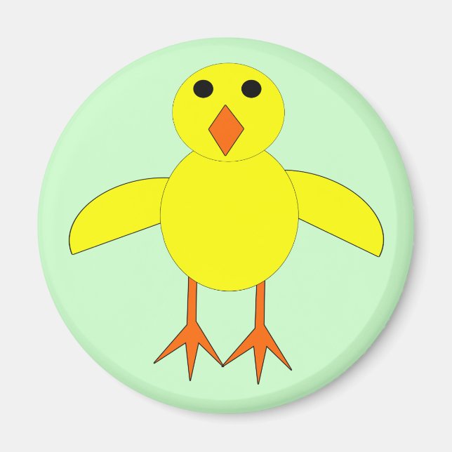 Imán Magnate de pollo de Pascua (Frente)