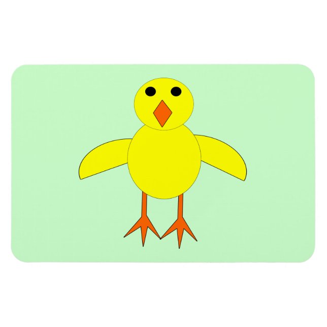 Imán Magnate de pollo de Pascua (Horizontal)