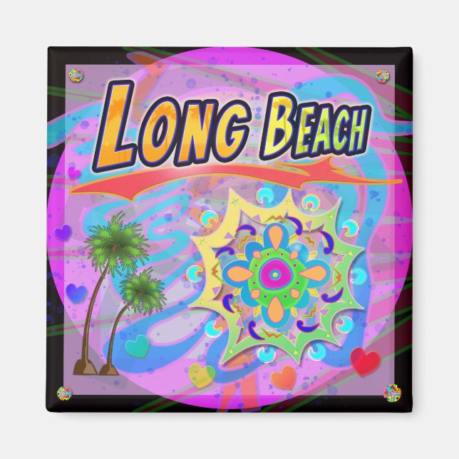 Imán Magnate de Progreso Real de Long Beach (Frente)