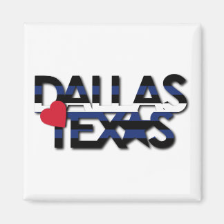 Imán Magnate de rayas de cuero de Dallas
