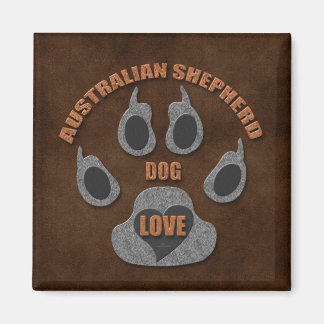 Imán Magnate de raza de perro pastor australiano