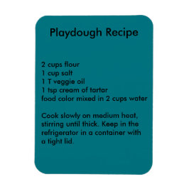 Imán Magnate de recetas de Playdough