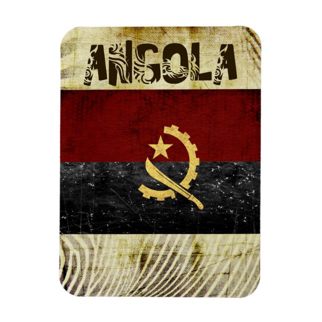 Imán Magnate de recuerdo de Angola (Vertical)