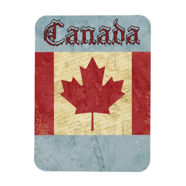 Imán Magnate de recuerdo de Canadá (Vertical)