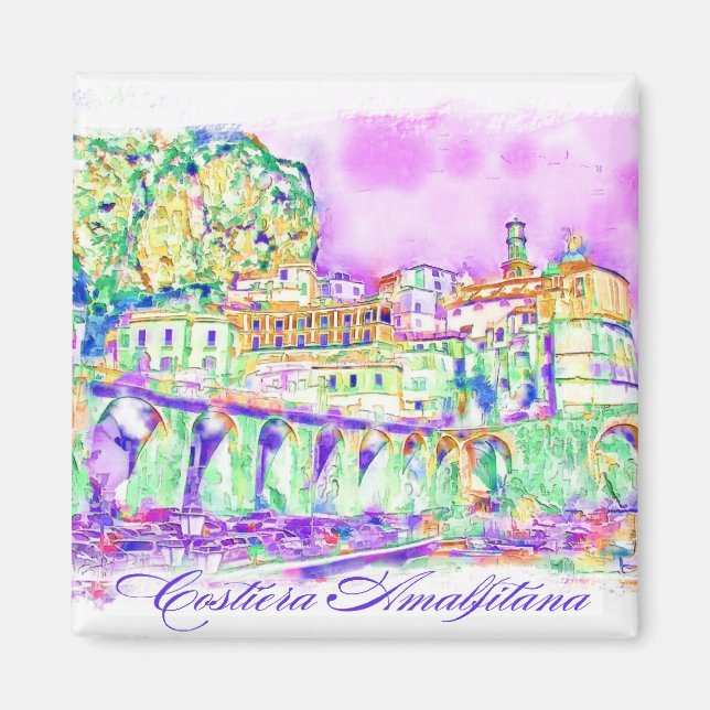 Imán Magnate de recuerdo de Italia 5 (Frente)