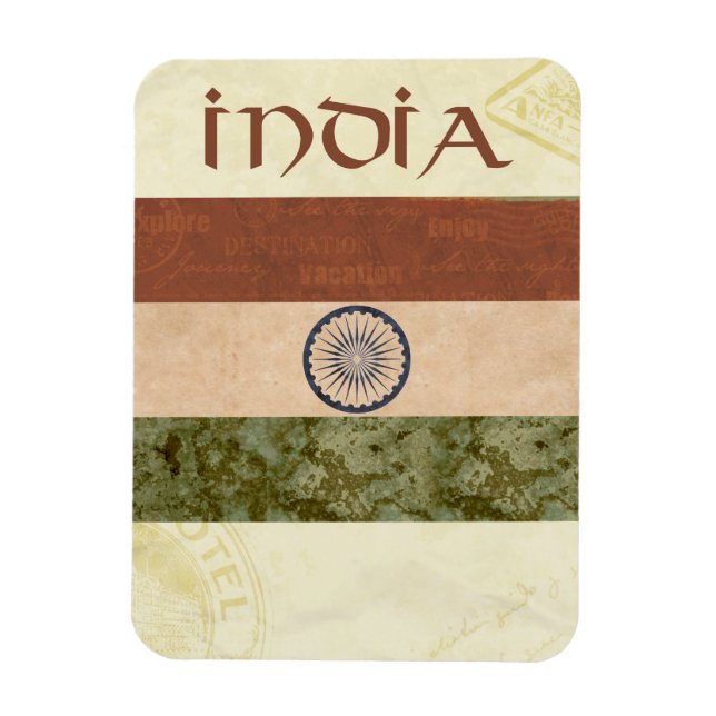 Imán Magnate de recuerdo de la India (Vertical)