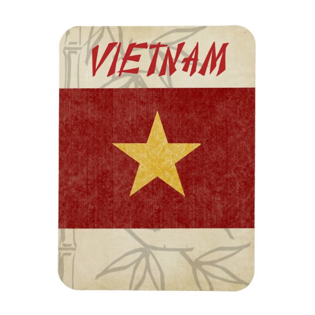 Imán Magnate de recuerdo de Vietnam (Vertical)