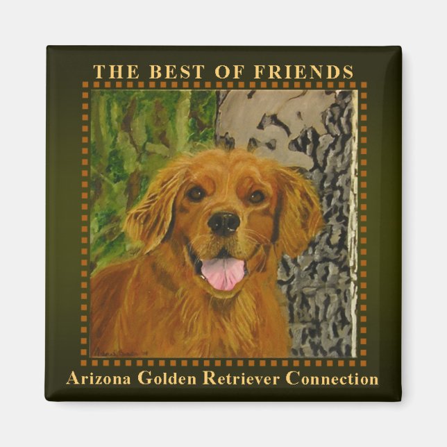 Imán Magnate de recuperación de oro de oliva clásica (Frente)