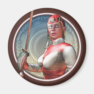 Imán Magnate de redondeo pirata espacial de estilo