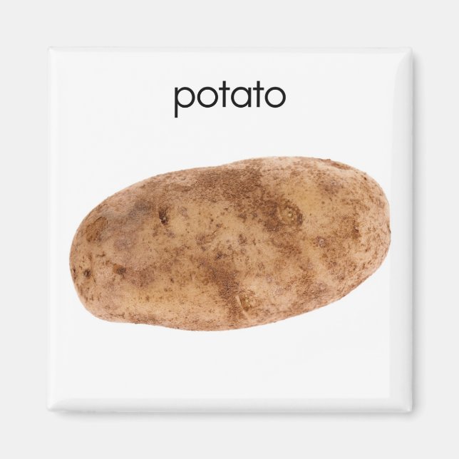 Imán Magnate de refrigerador de papa (Frente)