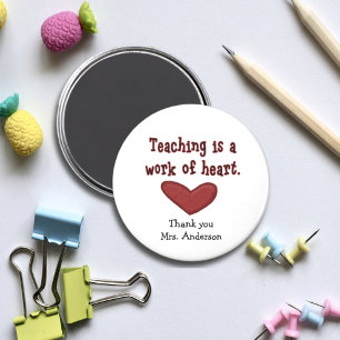 Imán Magnate de regalo de agradecimiento al profesor