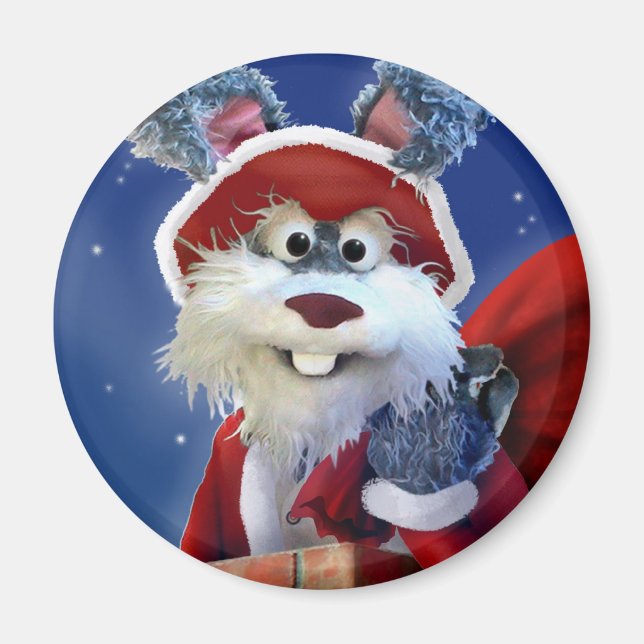 Imán Magnate de Santa Rabbit (Frente)