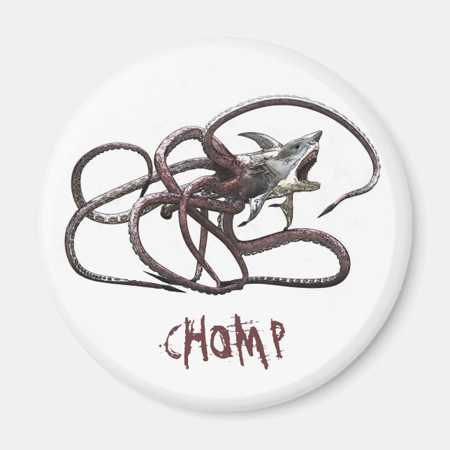 Imán Magnate de Sharktopus CHOMP (Frente)