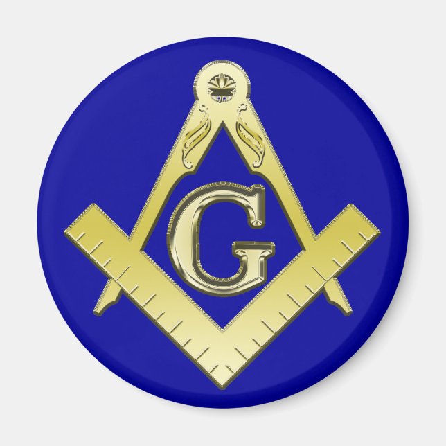 Imán Magnate de símbolo de Freemonry (Frente)