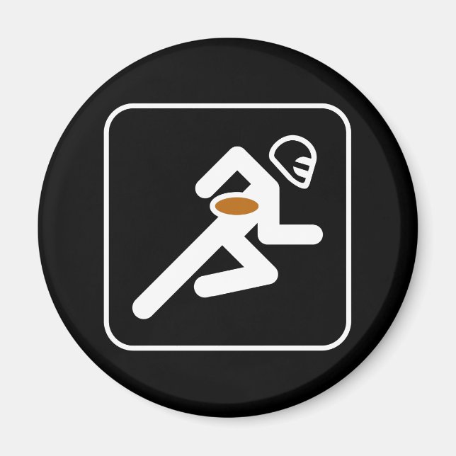 Imán Magnate de símbolos de fútbol (Frente)