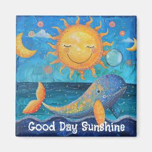 Imán Magnate de sol de Buenos días