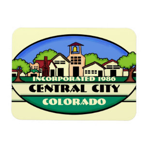 Imán Magnate de souvenirs para pequeñas ciudades de Col