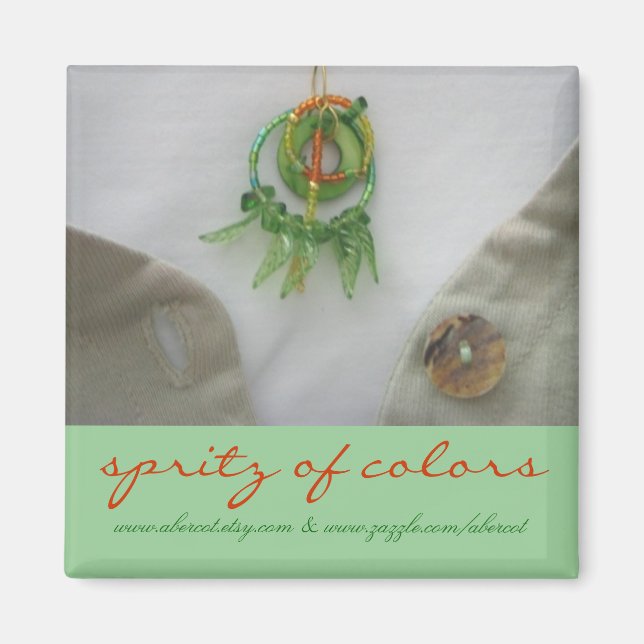 Imán Magnate de Spritz de Colores (Frente)