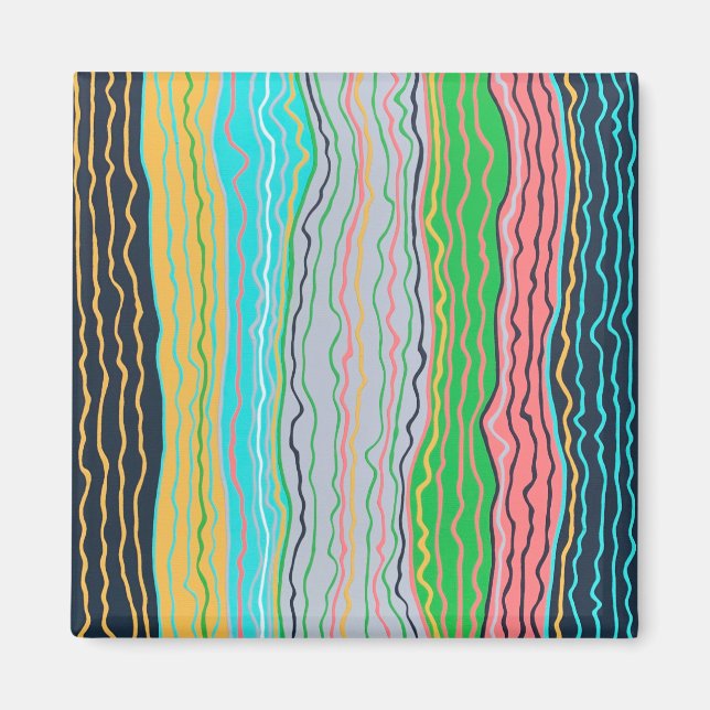 Imán Magnate de Squiggles moderno (Frente)