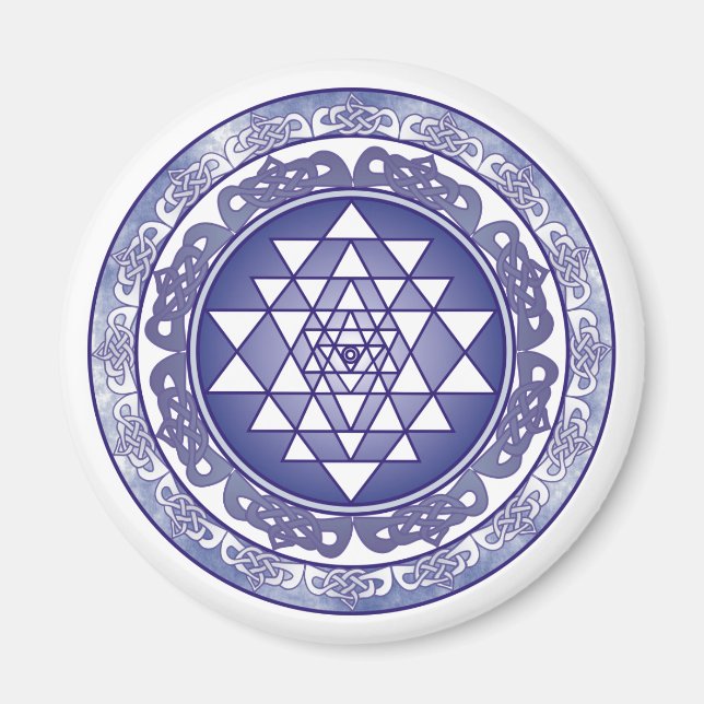 Imán Magnate de Sri Yantra (Frente)