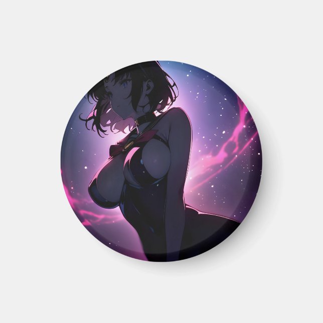 Imán Magnate de Sueño Anime Scout Lunar Cósmico (Frente)
