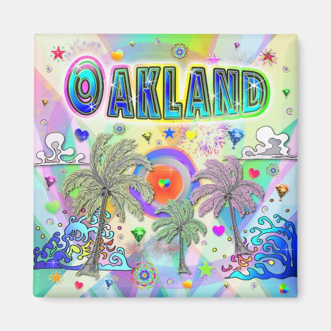 Imán Magnate de Sueño Profundo de Oakland (Frente)