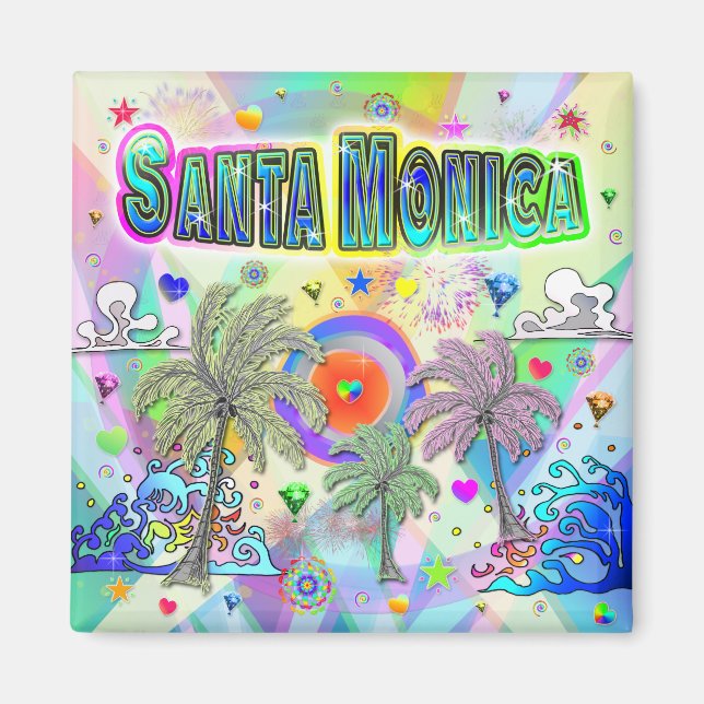 Imán Magnate de Sueño Profundo de Santa Mónica (Frente)