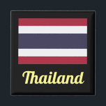 Imán Magnate de Tailandia<br><div class="desc">Historia de la Bandera del Reino de Tailandia: La bandera tricolor del Reino de Tailandia, a través del título real de Rama VI el 28 de septiembre de 1917, demuestra la magnífica belleza y cultura del Reino de Tailandia, y cada color de la bandera refleja claramente eso. El blanco en...</div>