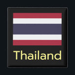 Imán Magnate de Tailandia<br><div class="desc">Historia de la Bandera del Reino de Tailandia: La bandera tricolor del Reino de Tailandia, a través del título real de Rama VI el 28 de septiembre de 1917, demuestra la magnífica belleza y cultura del Reino de Tailandia, y cada color de la bandera refleja claramente eso. El blanco en...</div>