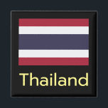 Imán Magnate de Tailandia<br><div class="desc">Historia de la Bandera del Reino de Tailandia: La bandera tricolor del Reino de Tailandia, a través del título real de Rama VI el 28 de septiembre de 1917, demuestra la magnífica belleza y cultura del Reino de Tailandia, y cada color de la bandera refleja claramente eso. El blanco en...</div>
