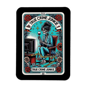 Imán Magnate de tarjetas Junkie Tarot para delitos real